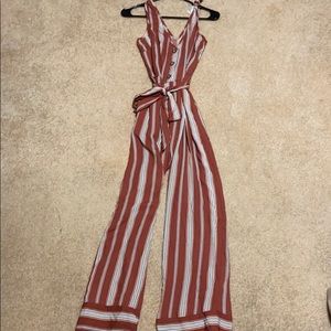 Striped Jumpsuit